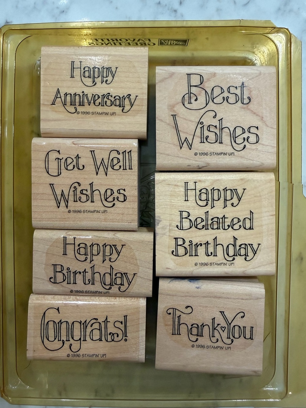 Stampin' Up! “Favorite Greetings” Stamp Set